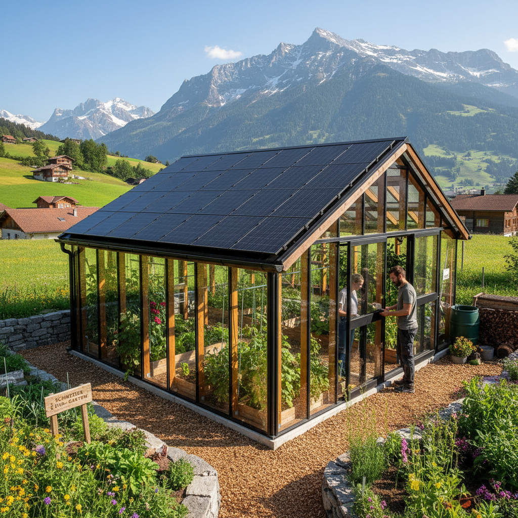 Photovoltaik-Module bei Sonnenschein