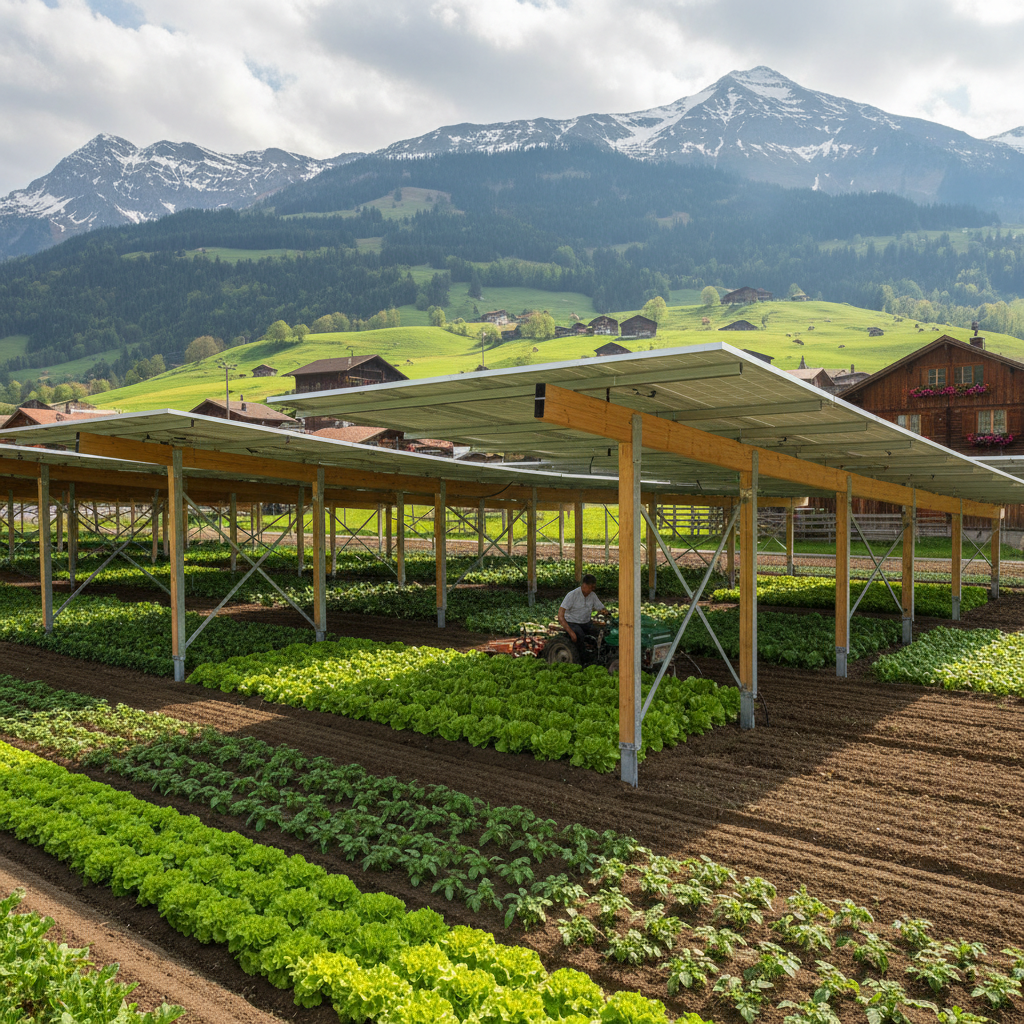 Solaranlage auf Schweizer Hausdach